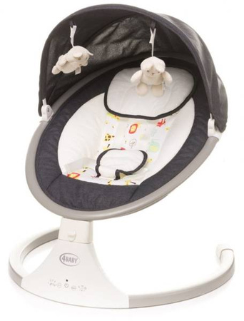 4Baby Rock & Relax Huśtawka Elektroniczna  Graphite