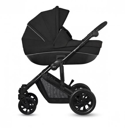 Kinderkraft Prime Lite Wózek Głeboko-spacerowy 3w1 Deep Black