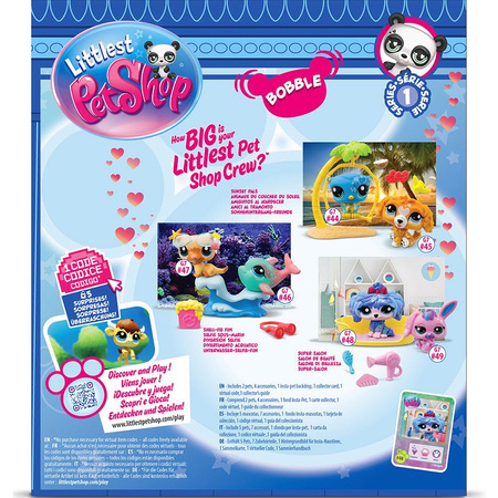Tm Toys Littlest Pet Shop Zestaw 2 figurek Petfluencers Podwodna Przygoda LPS00560