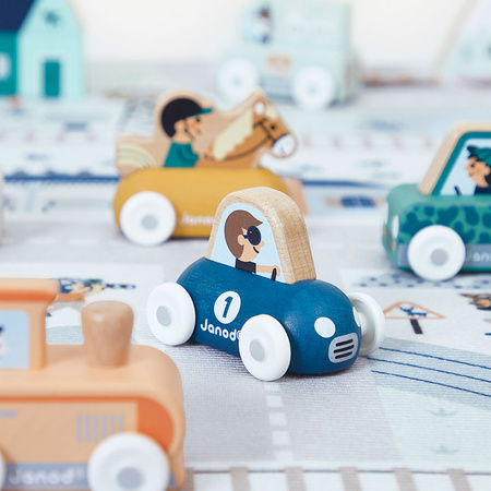 Janod Pojazd Samochód sportowy Góry Cross Roads 12m+