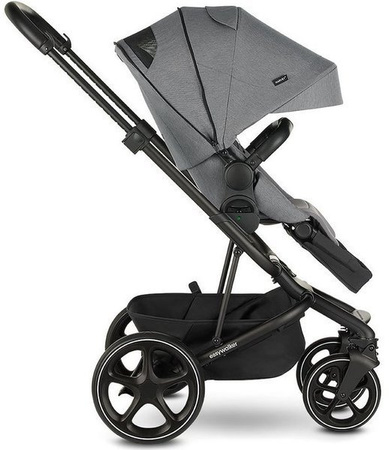 [OUTLET] Easywalker Harvey 3 Wózek Spacerowy Fossil Grey (zawiera stelaż, siedzisko z budką i pałąkiem z ekoskóry)