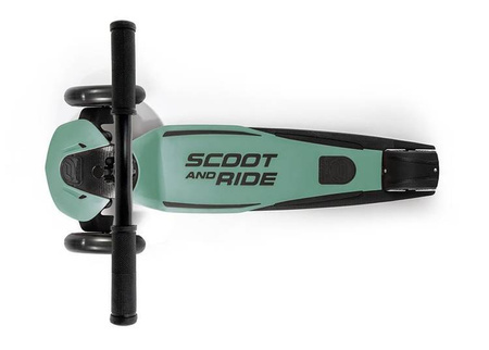Scootandride Highwaykick 5 LED Hulajnoga Składana Ze Świecącymi Kółkami 5+  Forest