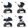 Cybex Gazelle S Wózek Rok Po Roku Rama Srebrna Ocean Blue