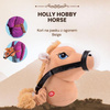 Holly Hobby Horse koń na pasku z ogonem Beige