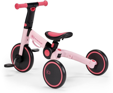 Kinderkraft 4TRIKE  Rowerek Trójkołowy  Candy Pink