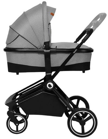 Lionelo Mika Wózek Głęboko-Spacerowy 2w1 Grey Stone