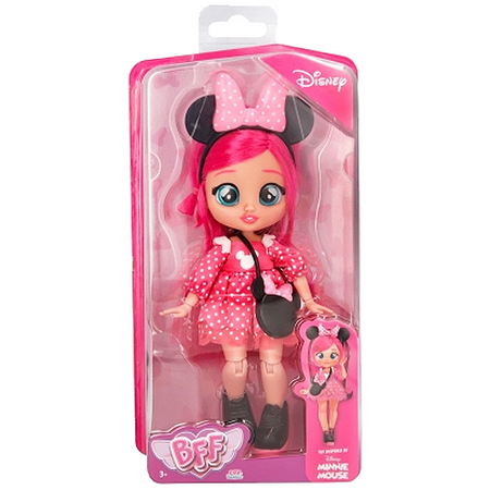 Tm Toys Lalka Cry Babies Bff Disney Minnie Długie Włosy Do Stylizacji