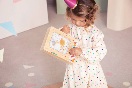 Lilliputiens Drewniana Animowana Pozytywka 10m+ Telewizor