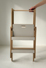 Baby Wood Kitchen Helper Składany Szary
