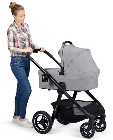 Kinderkraft Everyday Wózek Wielofunkcyjny 2w1 Dark Grey Black Frame