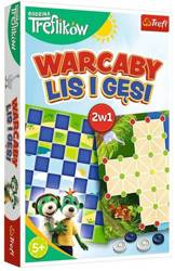 Trefl Warcaby Lis i Gęsi Rodzina Treflików