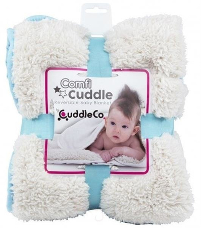 CUDDLECO DWUSTRONNY KOCYK COMFI 105 x 72,5 CM NIEBIESKI