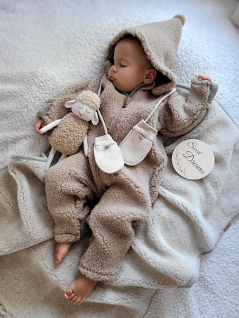 Zaffiro Nevada Kombinezon Wełniany Dla Dzieci 74/80 Brown