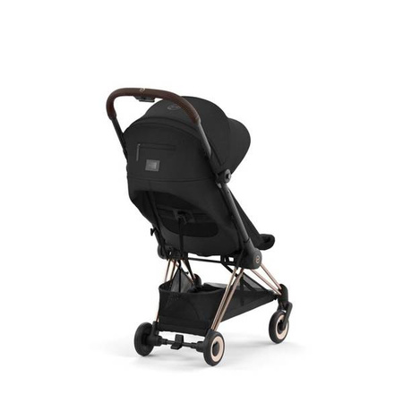 Cybex Coya Wózek Spacerowy Rama Rosegold Sepia Black + Pałąk do Wózka