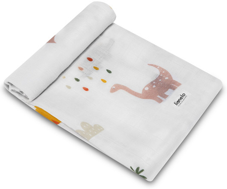 Lionelo Bamboo Box Multicolor Pieluszki Dla Dziecka Dino