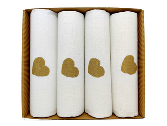 Ega Pieluszki Tetra Lux Eko 70x80cm 1556 Złote Serce