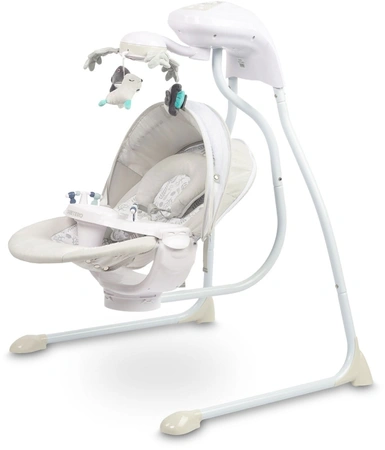 Caretero Raffi Huśtawka Elektryczna Light Grey
