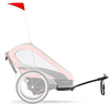 [OUTLET] Cybex Zeno Siedzisko Przyczepki Do Biegania Do Roweru Cybex Sports  Silver Pink