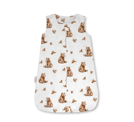 Waldin Śpiworek 1.5 TOG Niedźwiadki Białe Rozmiar S