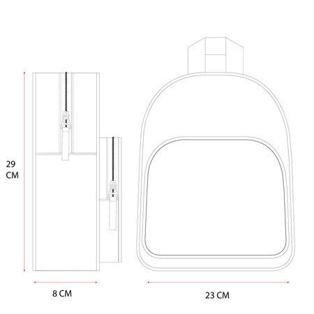 Pret Plecak dla dzieci Kotek Giggle pastel pink