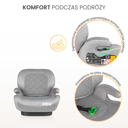 Caretero Irbis i-Size Fotelik Samochodowy 15-36 kg Emerald
