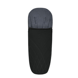 Cybex Winter Footmuff Zimowy Śpiworek Do Wózka Deep Black