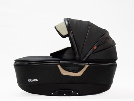[OUTLET] Coto Baby Quara Wózek Głęboko- Spacerowy  [OUTLET] 50 Black Gold Eco