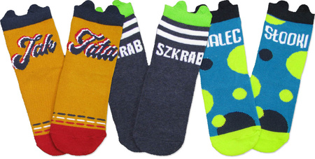 Scorpio Skarpety z Elementami 3D Uszy Dziewczynka 20-22