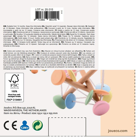 Joueco Drewniana grzechotka