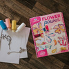 Janod Zestaw kreatywny Malowanie łańcuszkiem Pouring painting Kwiaty I love creativity 8+