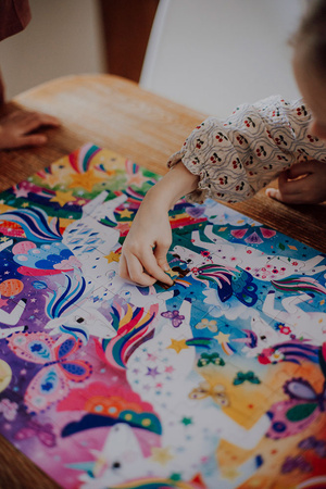 Mudpuppy Puzzle Magiczne jednorożce 100 elementów 5+