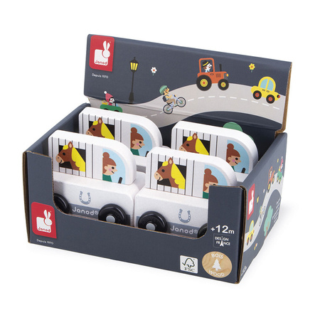 Janod Pojazd Koniowóz Wieś Cross Roads 12m+