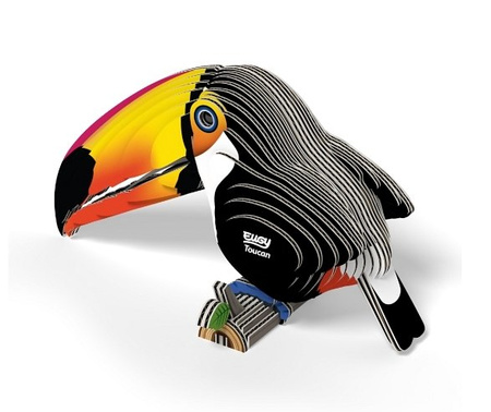Eugy Eko 3D Układanka Ptak Tukan