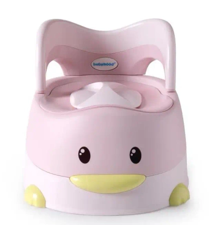Babyhood BH-114BU Nocnik Kaczątko Różowe 
