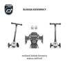 Scootandride Highwaykick 3 LED Hulajnoga Składana ze Świecącymi Kółkami 3+ Steel