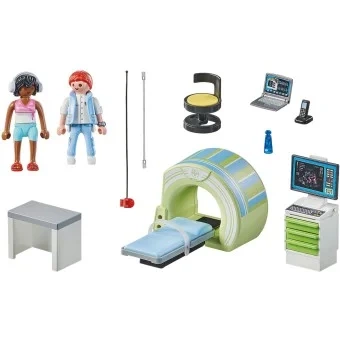 Playmobil - Action Heroes Pacjent podczas rezonansu magnetycznego 71618