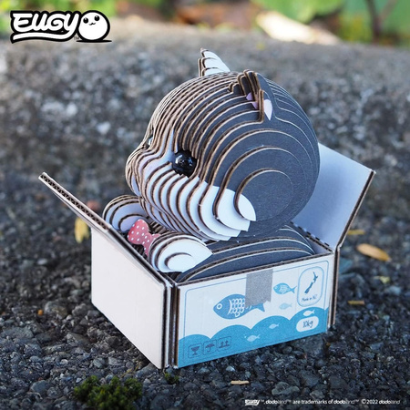 Eugy Eko 3D Układanka Kotek Tuxedo