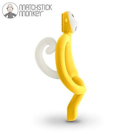 Matchstick Monkey Gryzak Masujący ze Szczoteczką Yellow