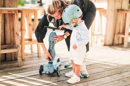 Scootandride Highwaykick 1 Jeździk i Hulajnoga 2w1 1-5 Lat Steel