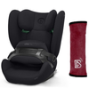 Cybex Pallas B I-Size Fotelik Samochodowy 9-50 kg Pure Black + Babysafe Nakładka Na Pas
