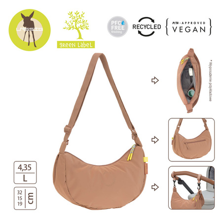 Lassig Green Label Torba dla mam Stretch Up Bum Bag almond