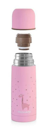 Miniland Termos z Powłoką Azure Rose 350ml  Różowy