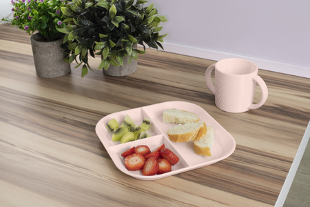 Miniland Zestaw Stołowy Dolce Do Karmienia Metodą BLW - Miętowy