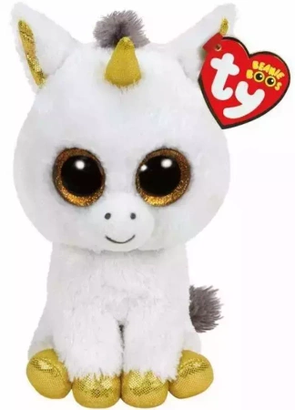 TY Beanie Boos. Biały jednorożec, 15 cm