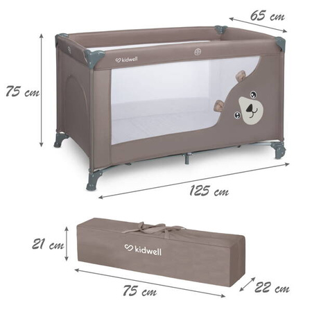 Kidwell Blissy Basic Łóżeczko Turystyczne Beige