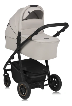 Lionelo Amber Plus Wózek Głęboko-Spacerowy 3w1 Beige Sand 