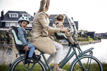 Bobike Go Fotelik Rowerowy Na Bagażnik Macaron Grey