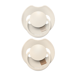 Lovi Smoczek Silikonowy Dynamiczny Prime 6-18m 2 szt Coconut/Ivory 34/402