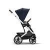 Cybex Talos S Lux Wózek Głęboko-Spacerowy Rama Srebrna Ocean Blue