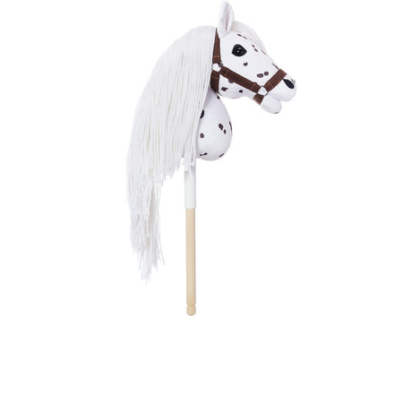 Hoppihorse Koń na Kiju Hobby Horse A4 Biały 64cm